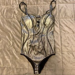 Metallic bodysuit